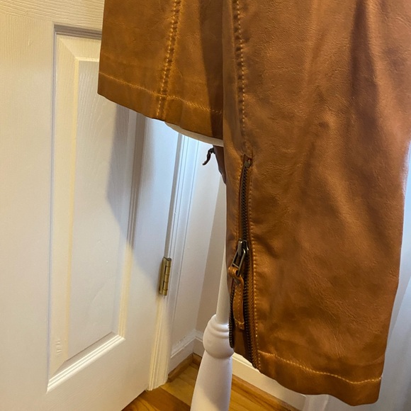 Max Studio Faux Leather Jacket - Size L - Picture 6 of 10